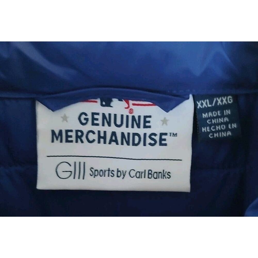 New York Mets G-III Sports By Carl Banks Puffer Jacket Men's XXL - Picture 3 of 8